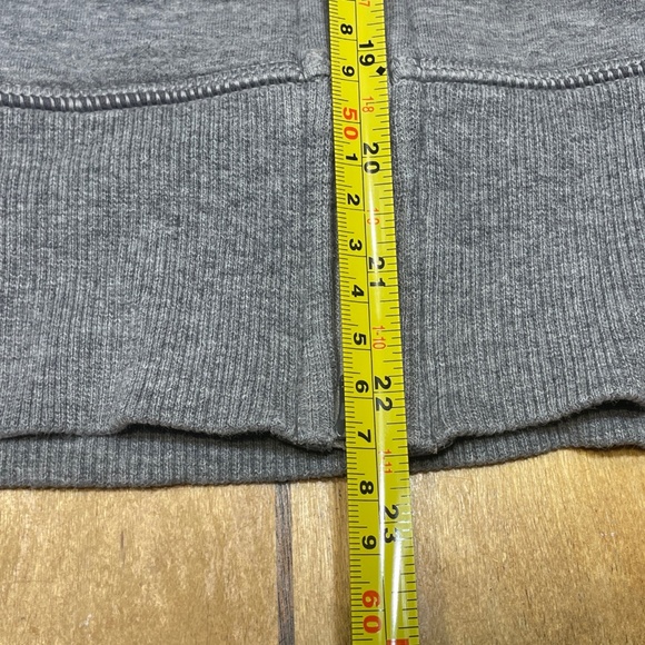 Lululemon Gray Stripe Rollin With My Omies Hoodie Sweatshirt Size XL - Picture 7 of 15